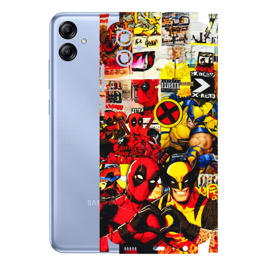 Samsung A/S Series Phone Skins (All Models) - Spidy Wolverine - 3D Embossed Finish (L-310) Samsung Galaxy A04E