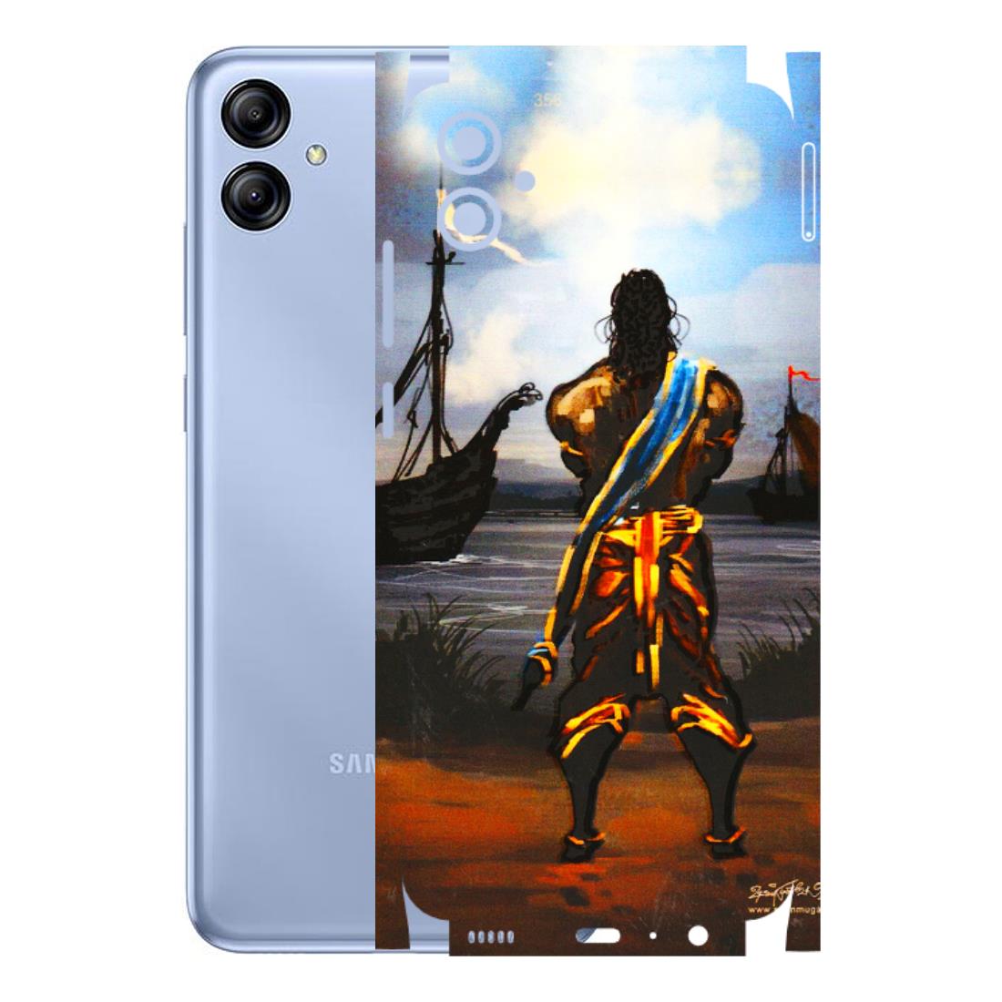 Samsung A/S Series Phone Skins (All Models) - Heavenly God Figure - 3D Embossed Finish (L-34) Samsung Galaxy A04E