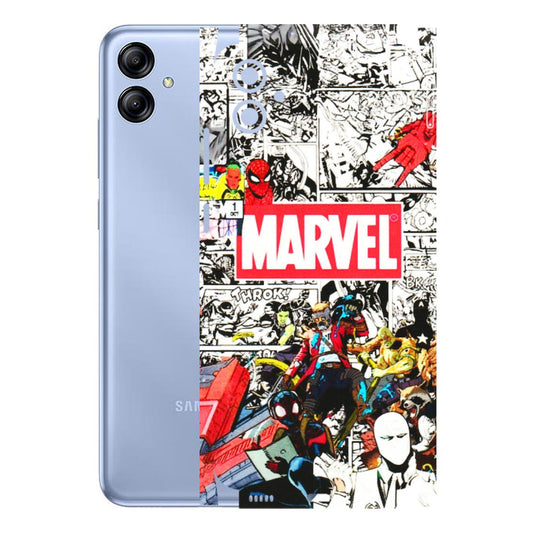 Samsung A/S Series Phone Skins (All Models) - Marvel Colorful Comic - 3D Embossed Finish (L-64) Samsung Galaxy A04E
