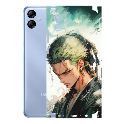 Samsung A/S Series Phone Skins (All Models) - New Roronoa Zoro One Picece Anime - Matte Finish (M-140) Samsung Galaxy A04E