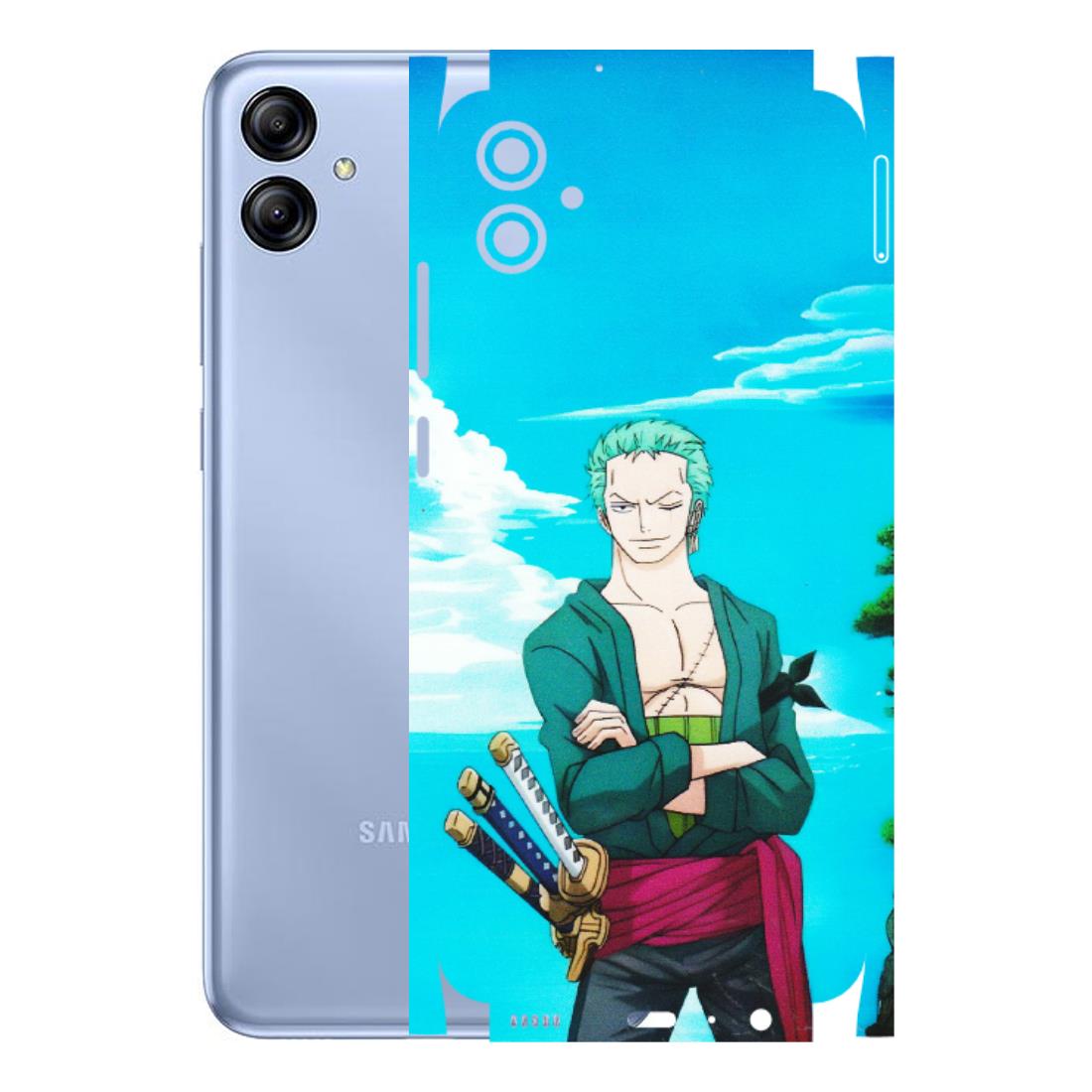 Samsung A/S Series Phone Skins (All Models) - Cool Swordman Zoro Anime - Matte Finish (M-143) Samsung Galaxy A04E