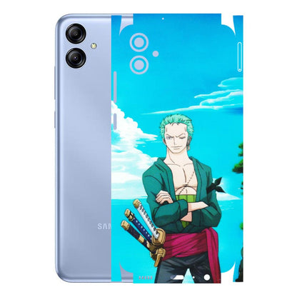 Samsung A/S Series Phone Skins (All Models) - Cool Swordman Zoro Anime - Matte Finish (M-143) Samsung Galaxy A04E