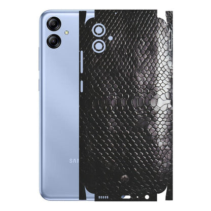 Samsung A/S Series Phone Skins (All Models) - Black Snack Leather - Matte Finish (M-147) Samsung Galaxy A04E