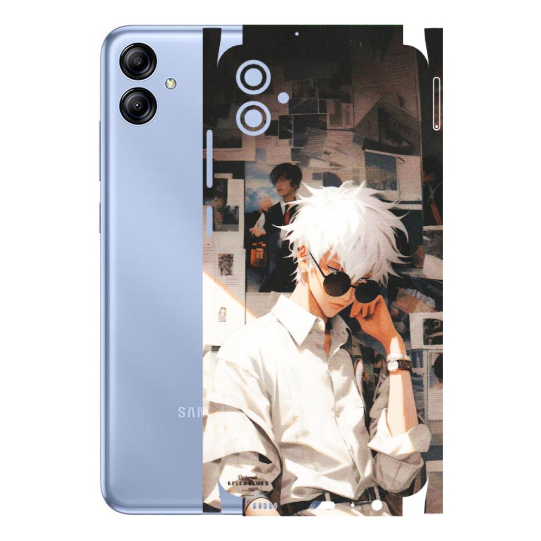 Samsung A/S Series Phone Skins (All Models) - Gojo Satoru Jujustu Kaisen Anime - Matte Finish (M-156) Samsung Galaxy A04E