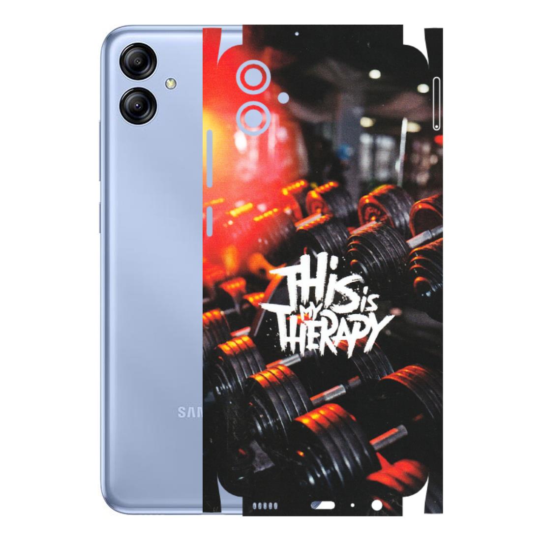 Samsung A/S Series Phone Skins (All Models) - GYM Lover Therapy - Matte Finish (M-160) Samsung Galaxy A04E