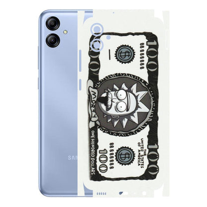 Samsung A/S Series Phone Skins (All Models) - Rick And Morty Hundred Dollar Anime - Matte Finish (M-161) Samsung Galaxy A04E