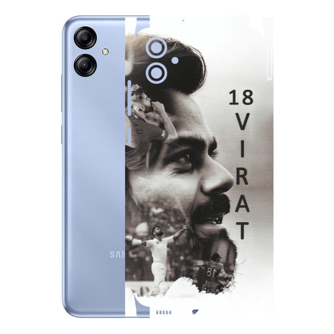 Samsung A/S Series Phone Skins (All Models) - Virat Kohli Cricketer - Matte Finish (M-163) Samsung Galaxy A04E