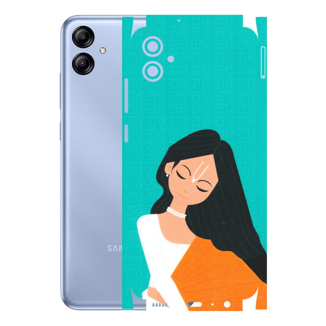 Samsung A/S Series Phone Skins (All Models) - Radhe Radhe With Hindu Symbol - Matte Finish (M-164) Samsung Galaxy A04E