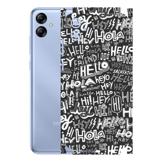 Samsung A/S Series Phone Skins (All Models) - Hi Hello Doodles - Matte Finish (M-25) Samsung Galaxy A04E