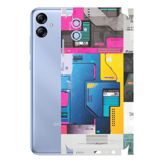 Samsung A/S Series Phone Skins (All Models) - Colourfull Motherboard Internals - Matte Finish (M-55) Samsung Galaxy A04E
