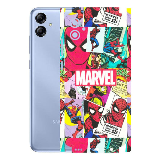 Samsung A/S Series Phone Skins (All Models) - Marvel Comic Spiderman Grafitti - Matte Finish (M-72) Samsung Galaxy A04E