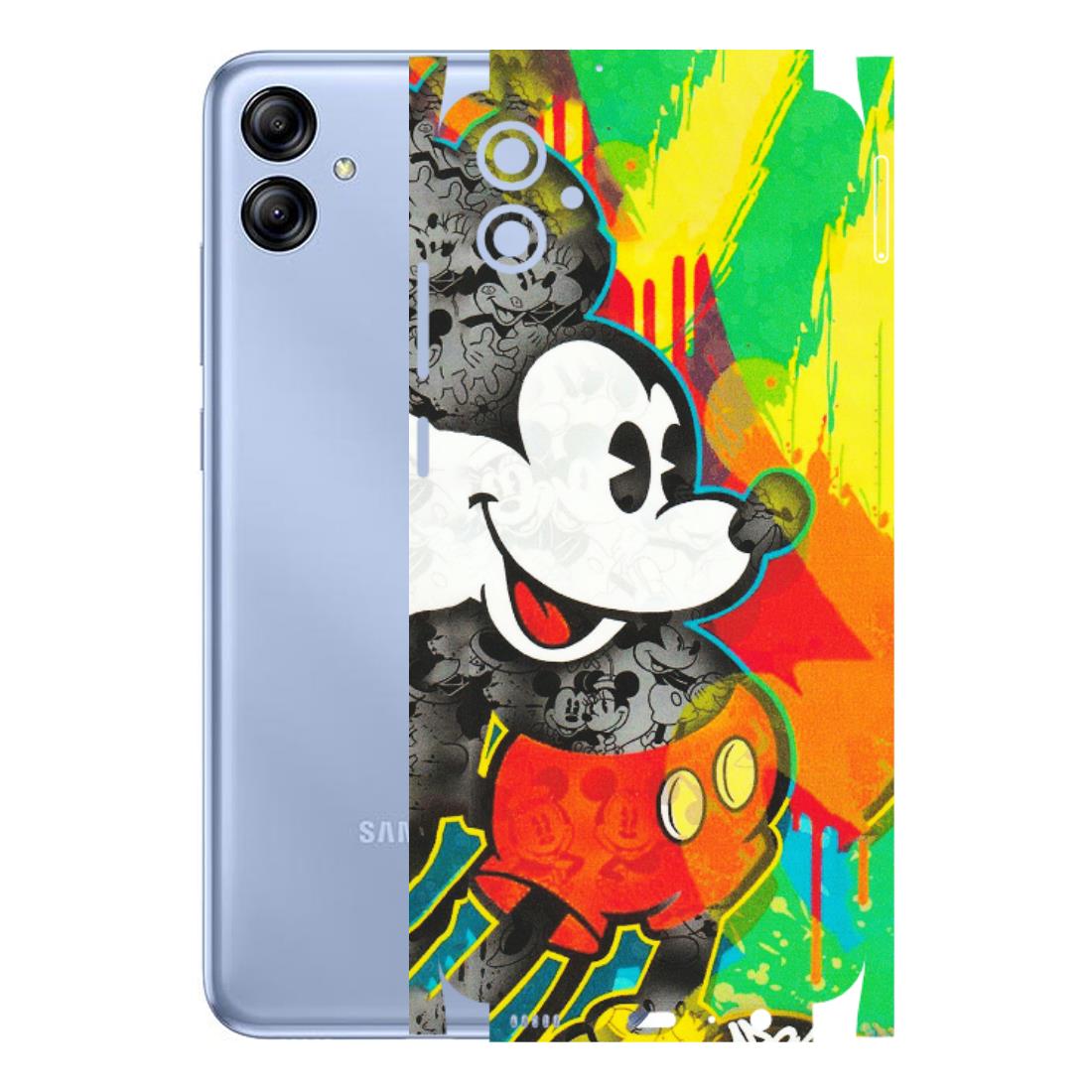 Samsung A/S Series Phone Skins (All Models) - Multiple Mickey With Colourful Texture - Matte Finish (M-84) Samsung Galaxy A04E