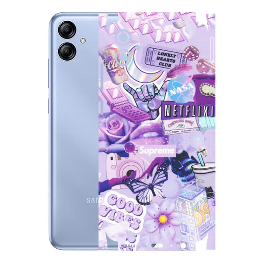Samsung A/S Series Phone Skins (All Models) - Supreme Purple Magic - Matte Finish (M-88) Samsung Galaxy A04E