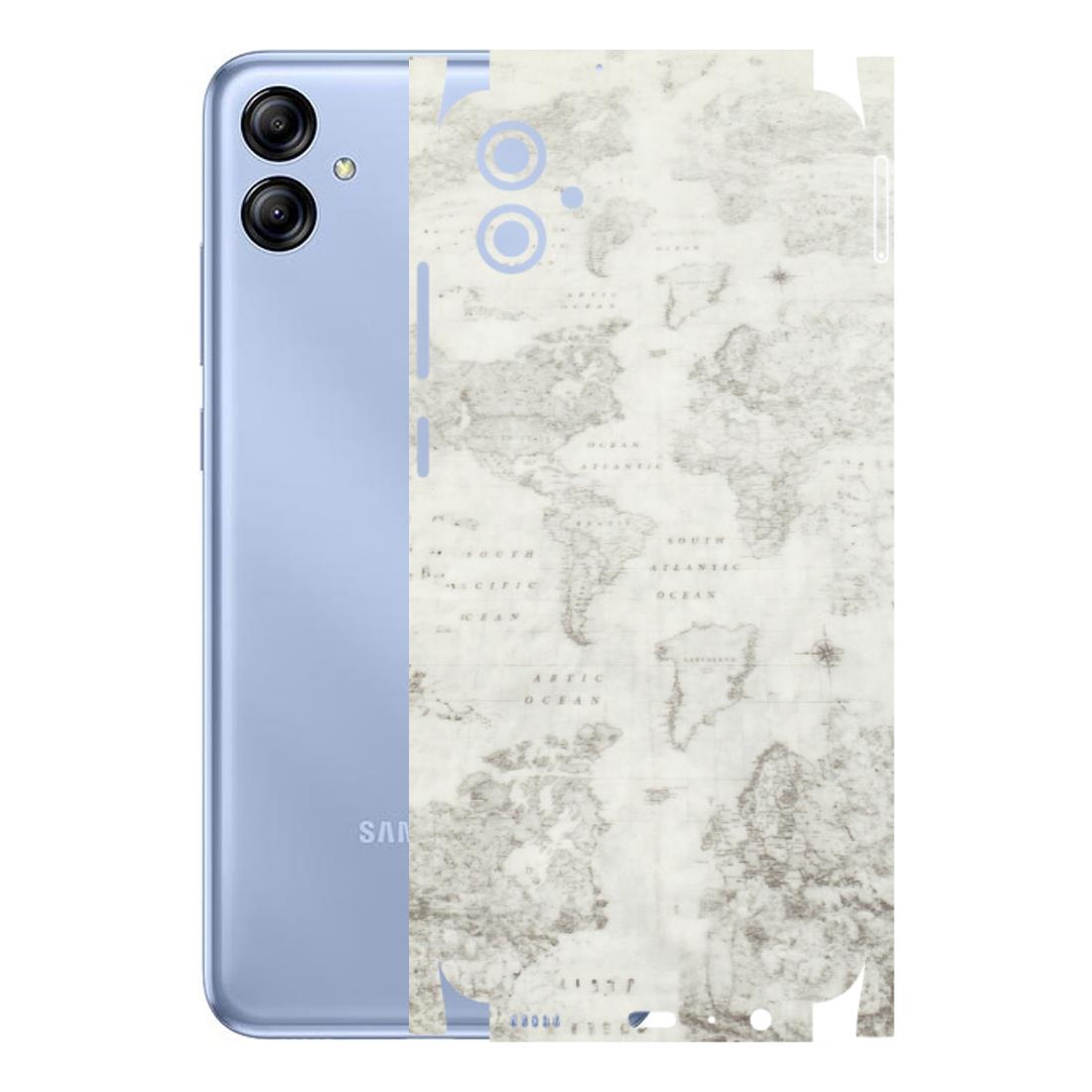 Samsung A/S Series Phone Skins (All Models) - World Travel Map - Transparent Finish (T-04) Samsung Galaxy A04E