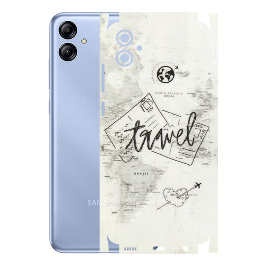 Samsung A/S Series Phone Skins (All Models) - Travel Ticket - Transparent Finish (T-06) Samsung Galaxy A04E