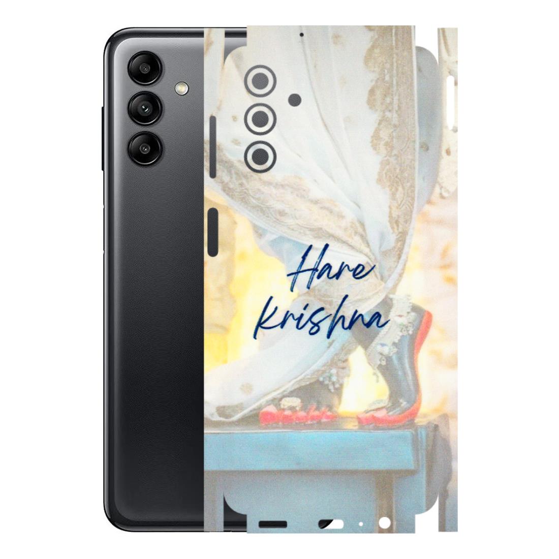 Samsung A/S Series Phone Skins (All Models) - Hare Krishna - 3D Embossed Finish (L-03) Samsung Galaxy A04S
