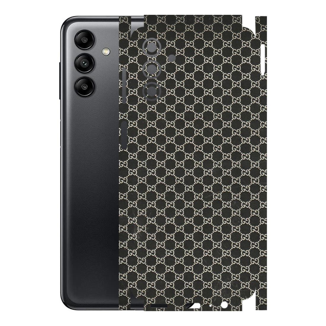 Samsung A/S Series Phone Skins (All Models) - Black G Print - 3D Embossed Finish (L-109) Samsung Galaxy A04S