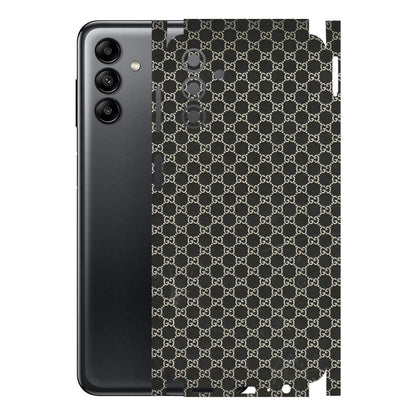 Samsung A/S Series Phone Skins (All Models) - Black G Print - 3D Embossed Finish (L-109) Samsung Galaxy A04S