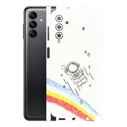 Samsung A/S Series Phone Skins (All Models) - Milkyway Astronaut - 3D Embossed Finish (L-110) Samsung Galaxy A04S