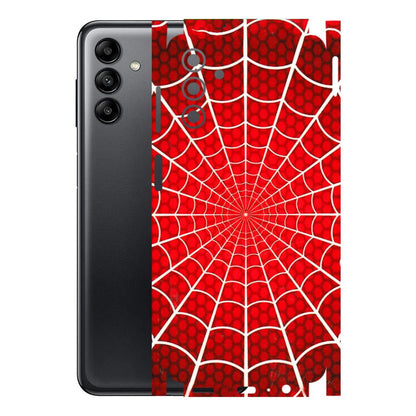 Samsung A/S Series Phone Skins (All Models) - Classic Spidey Web - 3D Embossed Finish (L-115) Samsung Galaxy A04S