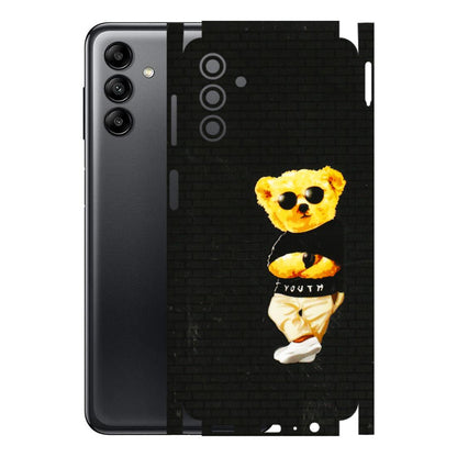 Samsung A/S Series Phone Skins (All Models) - Classy Teddy Bear - 3D Embossed Finish (L-116) Samsung Galaxy A04S