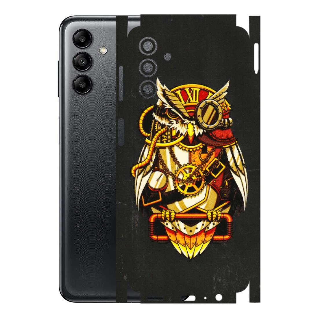 Samsung A/S Series Phone Skins (All Models) - Classy Smart Owl - 3D Embossed Finish (L-144) Samsung Galaxy A04S