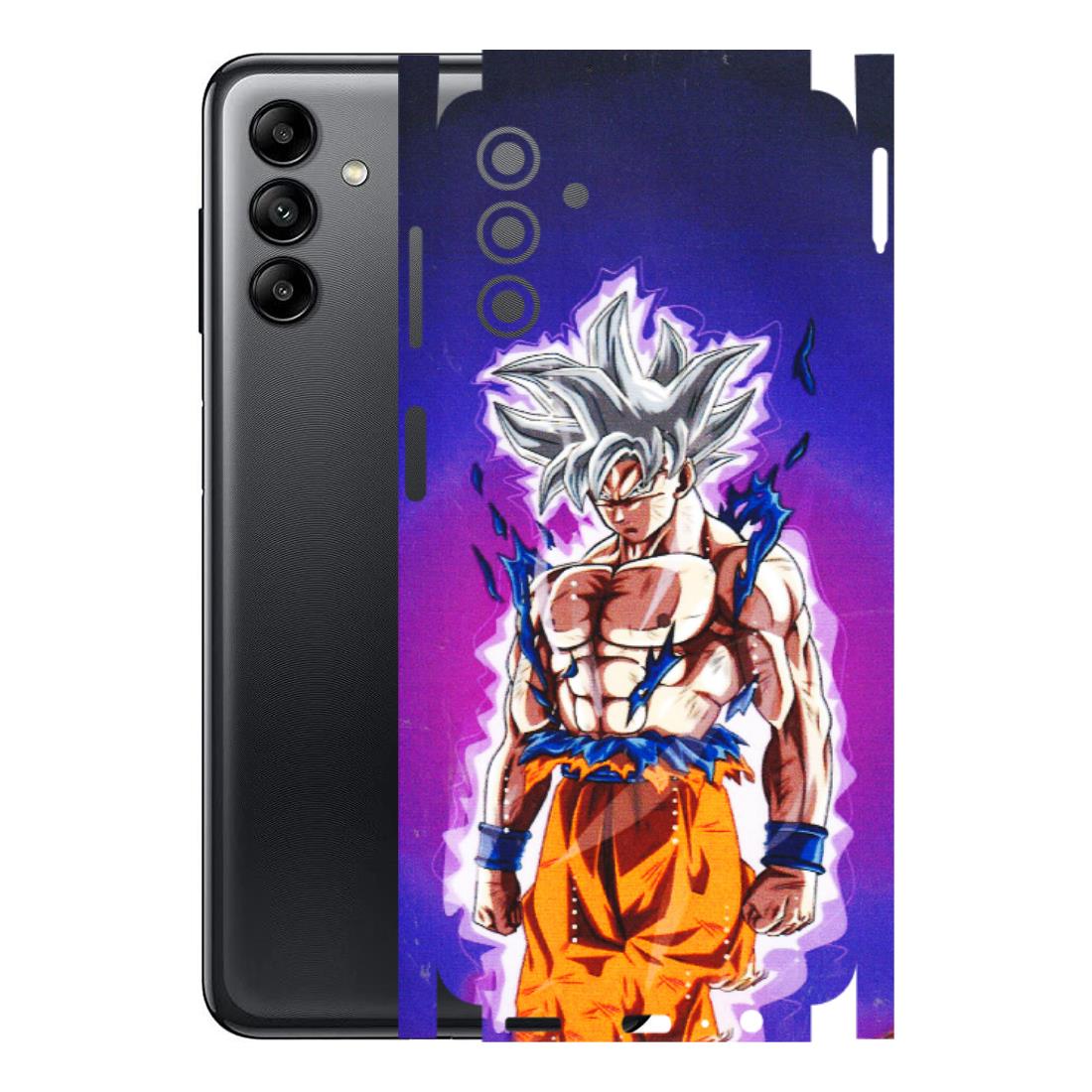Samsung A/S Series Phone Skins (All Models) - Goku Purple Anime - 3D Embossed Finish (L-147) Samsung Galaxy A04S
