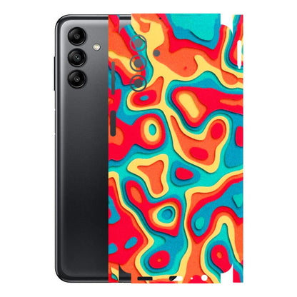 Samsung A/S Series Phone Skins (All Models) - Abstract Swirl - 3D Embossed Finish (L-150) Samsung Galaxy A04S
