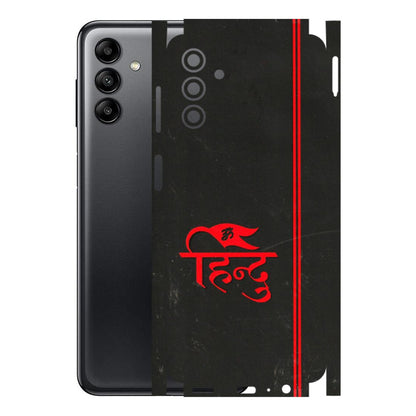 Samsung A/S Series Phone Skins (All Models) - Hindu Black - 3D Embossed Finish (L-153) Samsung Galaxy A04S