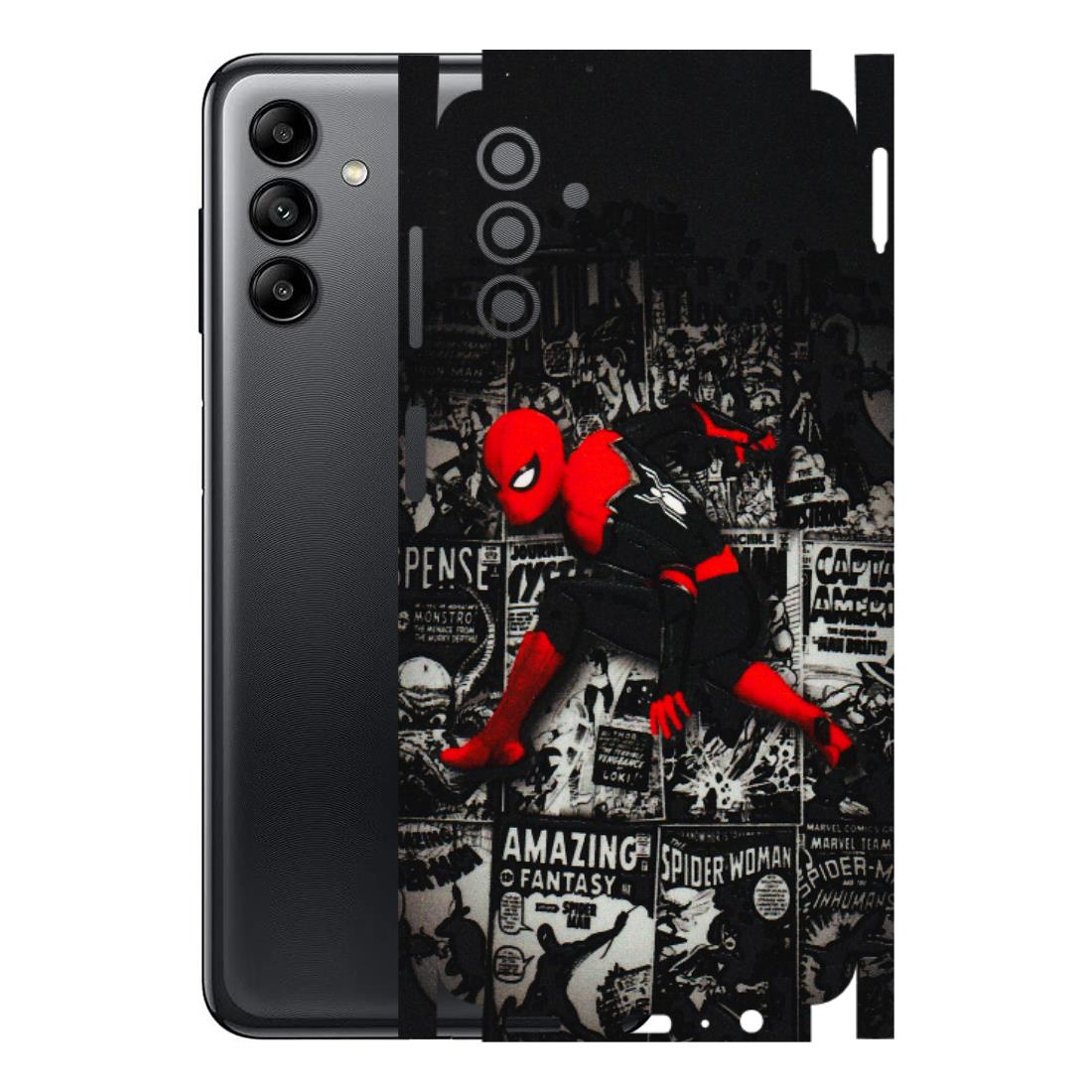 Samsung A/S Series Phone Skins (All Models) - SpiderMan New - 3D Embossed Finish (L-162) Samsung Galaxy A04S