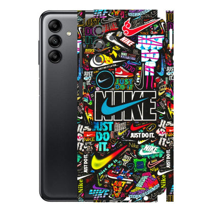 Samsung A/S Series Phone Skins (All Models) - Just Do It Doodles - 3D Embossed Finish (L-166) Samsung Galaxy A04S