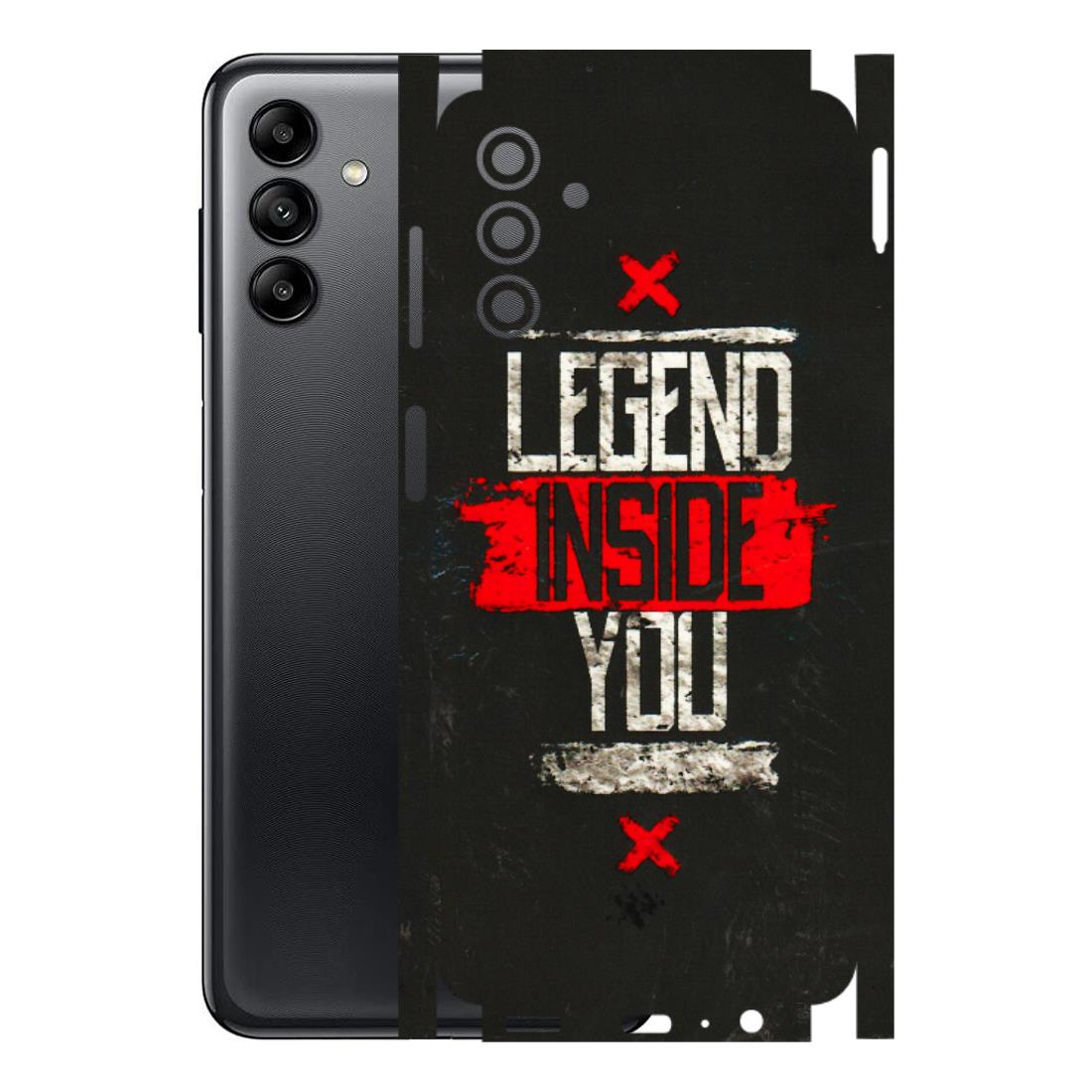 Samsung A/S Series Phone Skins (All Models) - Legend Inside You - 3D Embossed Finish (L-186) Samsung Galaxy A04S