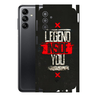 Samsung A/S Series Phone Skins (All Models) - Legend Inside You - 3D Embossed Finish (L-186) Samsung Galaxy A04S