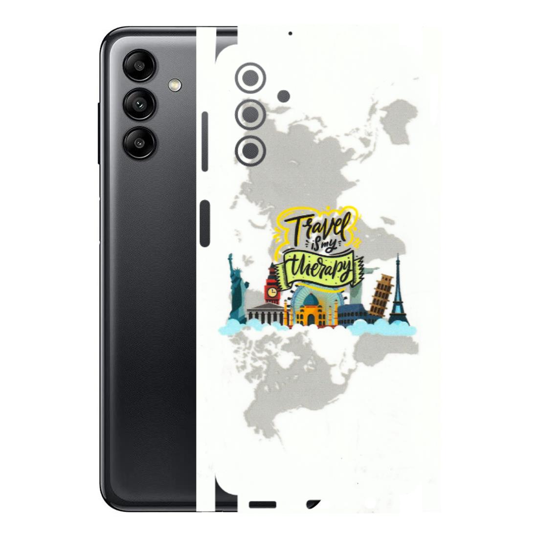 Samsung A/S Series Phone Skins (All Models) - Travel Therapy - 3D Embossed Finish (L-199) Samsung Galaxy A04S