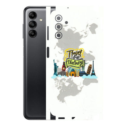 Samsung A/S Series Phone Skins (All Models) - Travel Therapy - 3D Embossed Finish (L-199) Samsung Galaxy A04S