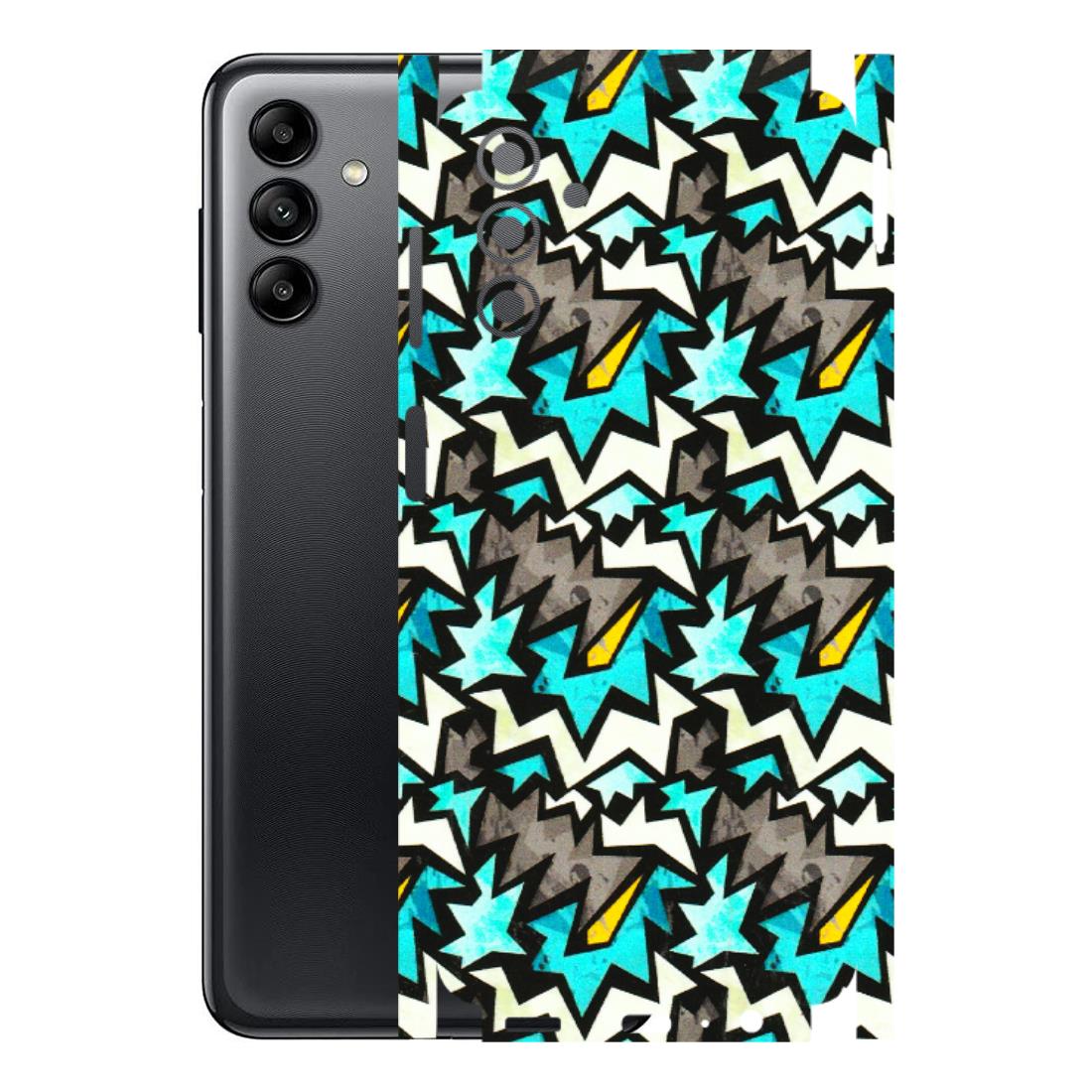 Samsung A/S Series Phone Skins (All Models) - Funky Zig Zag - 3D Embossed Finish (L-223) Samsung Galaxy A04S