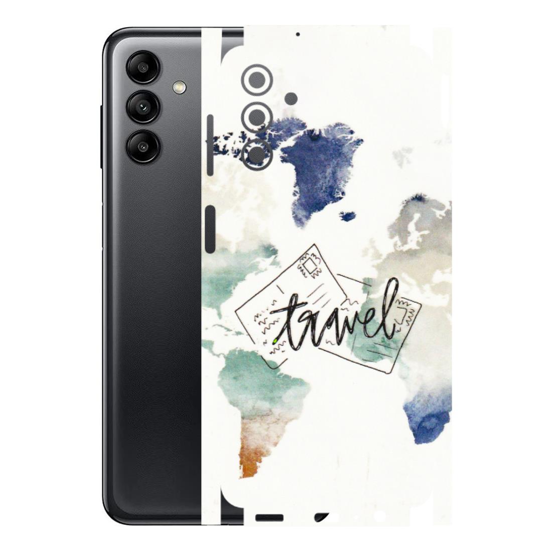 Samsung A/S Series Phone Skins (All Models) - Travel The World - 3D Embossed Finish (L-232) Samsung Galaxy A04S