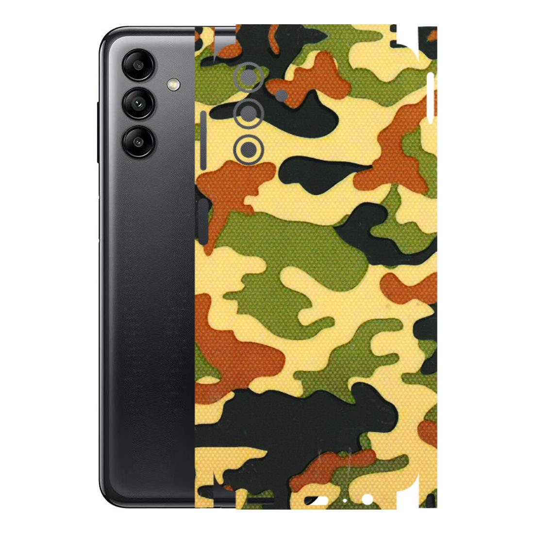 Samsung A/S Series Phone Skins (All Models) - Indian Military - 3D Embossed Finish (L-234) Samsung Galaxy A04S