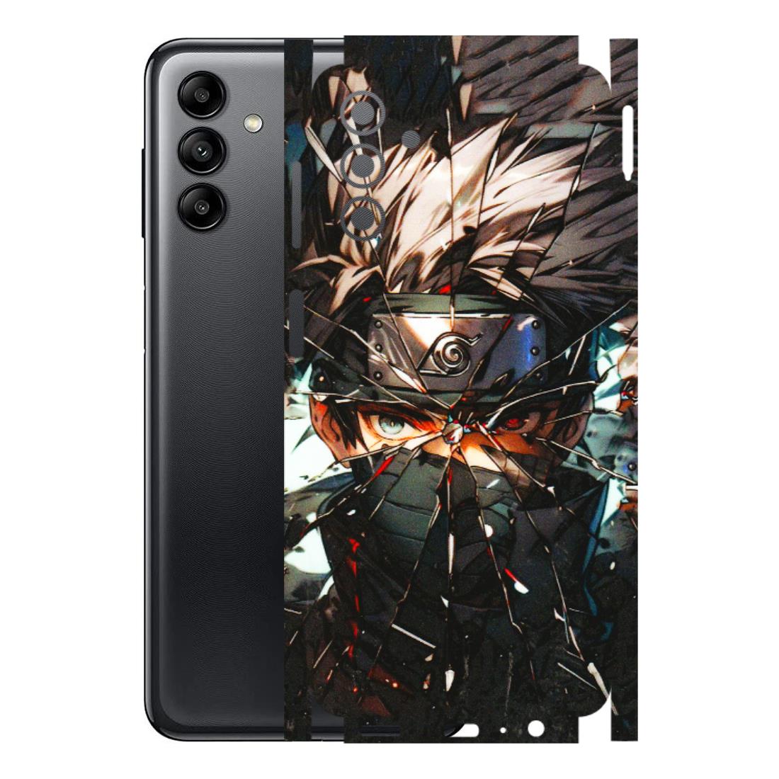 Samsung A/S Series Phone Skins (All Models) - Kakashi Shattered Glass Effect - 3D Embossed Finish (L-237) Samsung Galaxy A04S