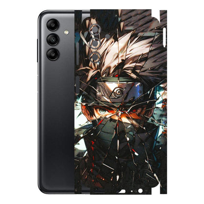 Samsung A/S Series Phone Skins (All Models) - Kakashi Shattered Glass Effect - 3D Embossed Finish (L-237) Samsung Galaxy A04S