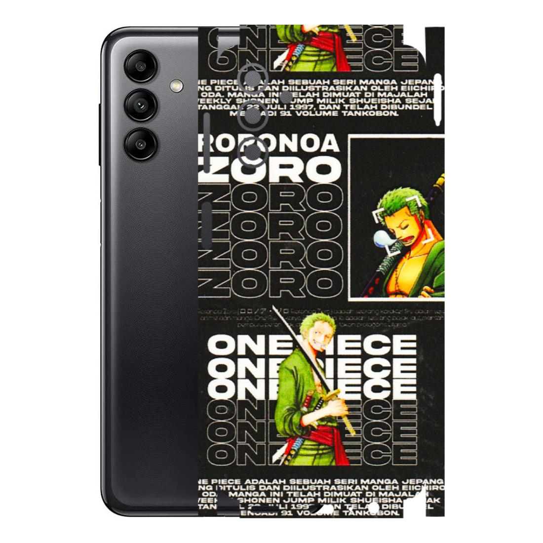 Samsung A/S Series Phone Skins (All Models) - One Piece Zoro - 3D Embossed Finish (L-250) Samsung Galaxy A04S