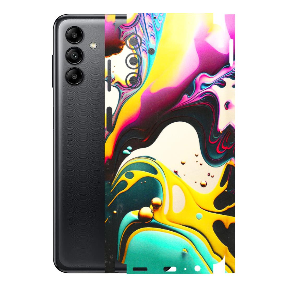 Samsung A/S Series Phone Skins (All Models) - Multicolor Abstract pattern - 3D Embossed Finish (L-254) Samsung Galaxy A04S