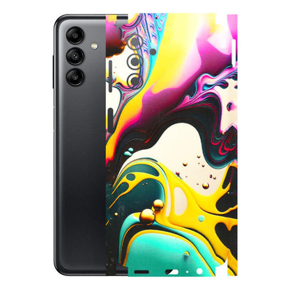 Samsung A/S Series Phone Skins (All Models) - Multicolor Abstract pattern - 3D Embossed Finish (L-254) Samsung Galaxy A04S