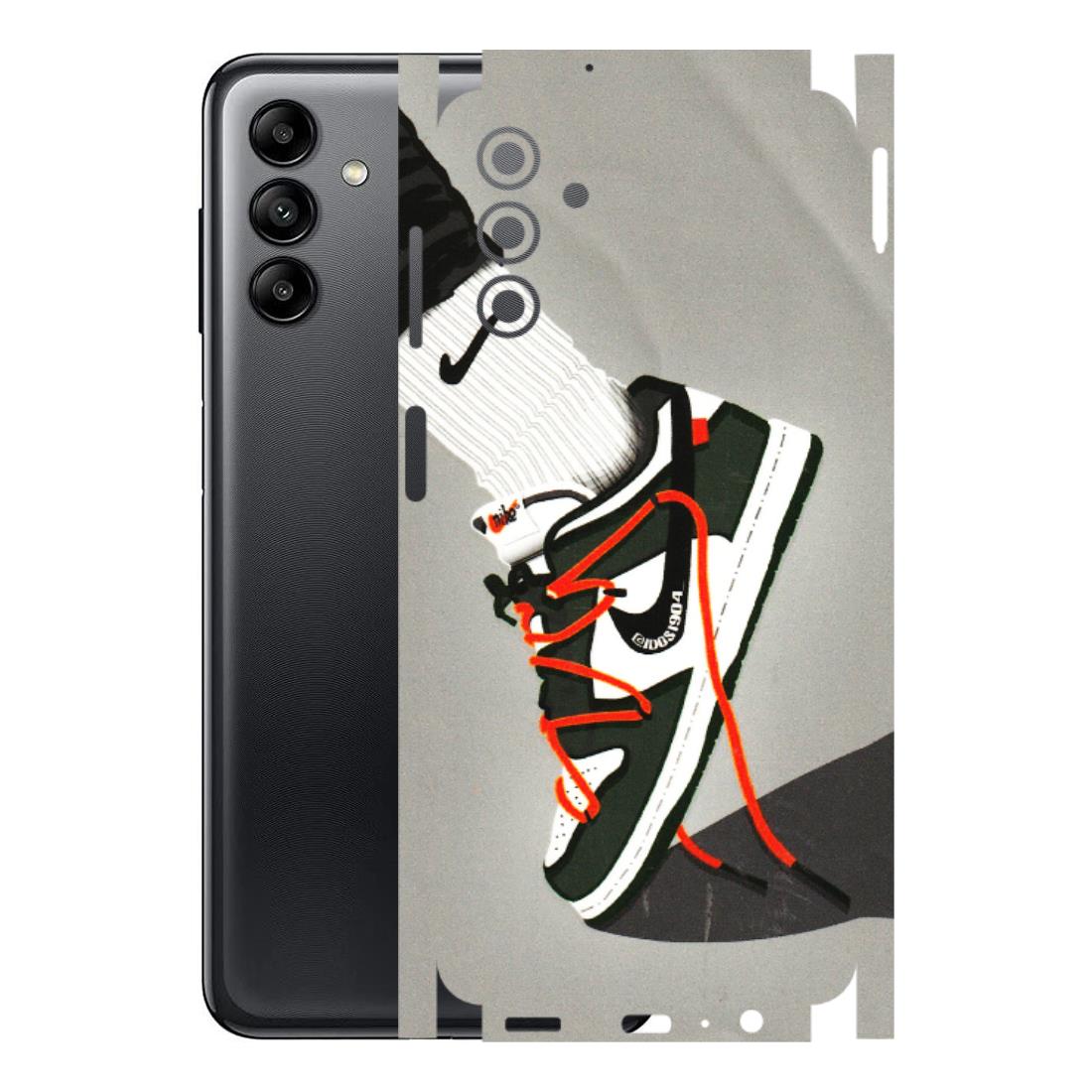 Samsung A/S Series Phone Skins (All Models) - New Grey Sneaker - 3D Embossed Finish (L-261) Samsung Galaxy A04S