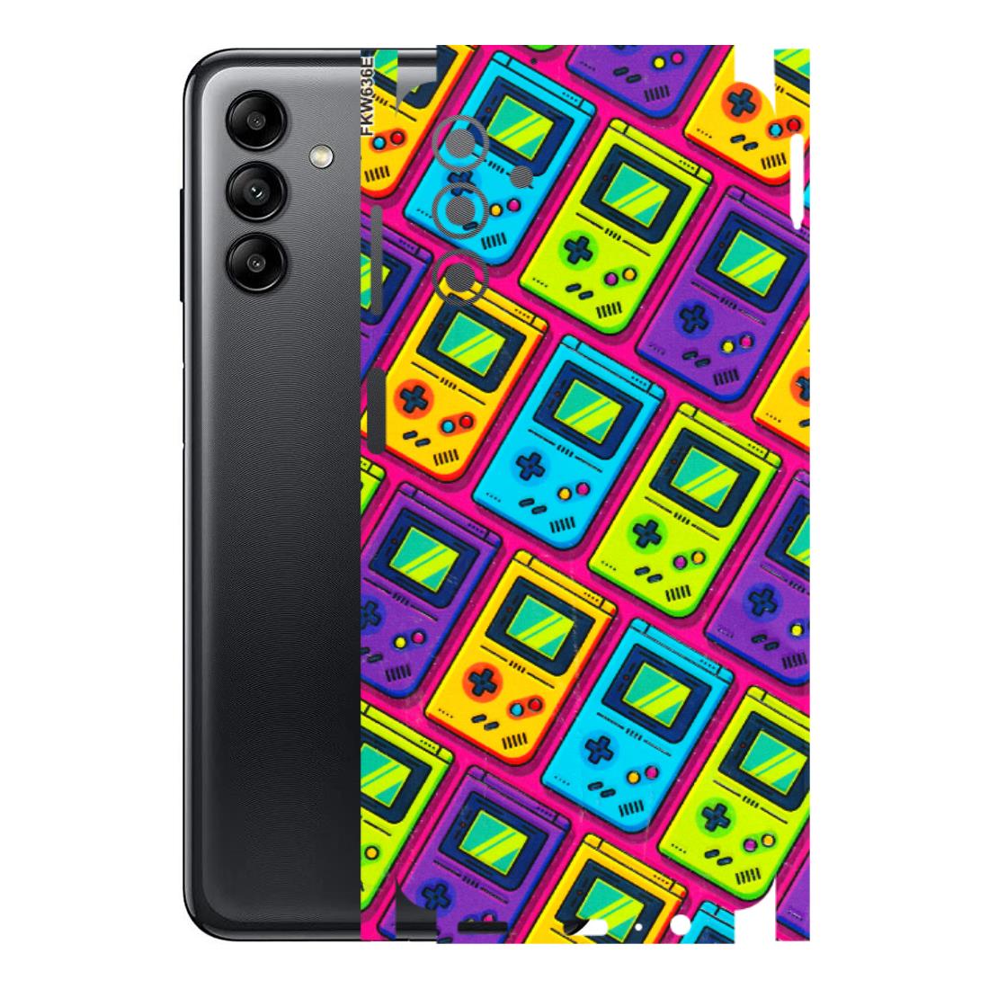 Samsung A/S Series Phone Skins (All Models) - Gameboy Colourful - 3D Embossed Finish (L-266) Samsung Galaxy A04S