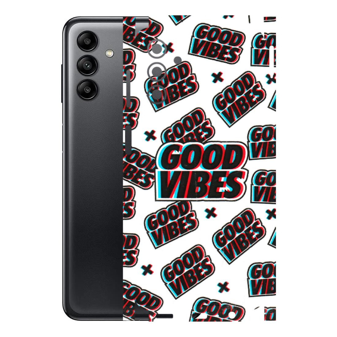 Samsung A/S Series Phone Skins (All Models) - Good Vibes - 3D Embossed Finish (L-282) Samsung Galaxy A04S