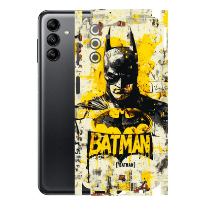 Samsung A/S Series Phone Skins (All Models) - Batman Yellow BT - 3D Embossed Finish (L-304) Samsung Galaxy A04S