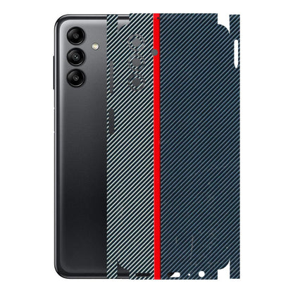 Samsung A/S Series Phone Skins (All Models) - Blue Sober Lines - 3D Embossed Finish (L-305) Samsung Galaxy A04S