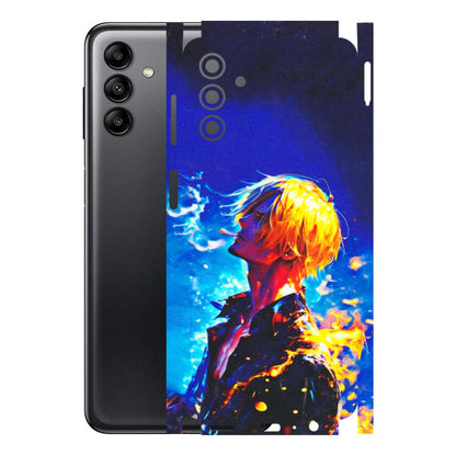 Samsung A/S Series Phone Skins (All Models) - Sanji Vinsmoke One Piece - 3D Embossed Finish (L-319) Samsung Galaxy A04S