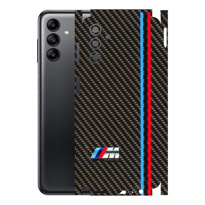 Samsung A/S Series Phone Skins (All Models) - BM Carbon Fiber Feels - 3D Embossed Finish (L-38) Samsung Galaxy A04S